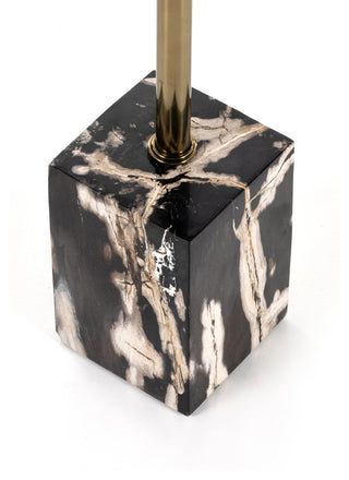 Bevin End Table, Dark Petrified Wood