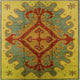 Ahgly Company Indoor Square Mid-Century Modern Area Rugs, 8' Square