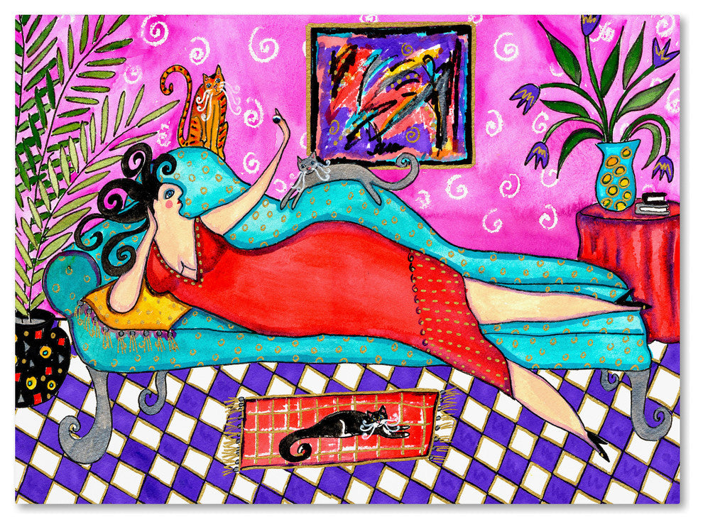 Wyanne 'Big Diva New Diamond Ring' Canvas Art, 47"x35"