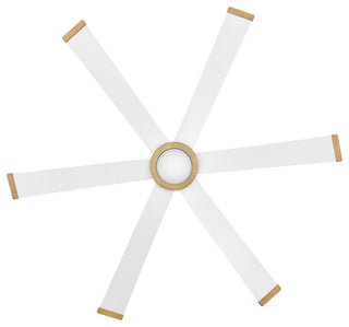 Hinkley Andros 64" Led Smart Fan, Matte White