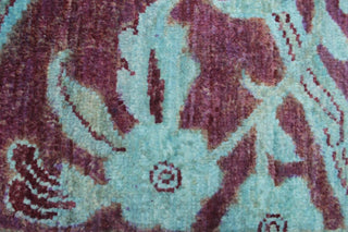 Overdyed Jabbar Blue/Rust Rug, 7'11"x9'11"