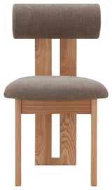 Safavieh Couture Halloway Boucle Dining Chair, Brown/Natural