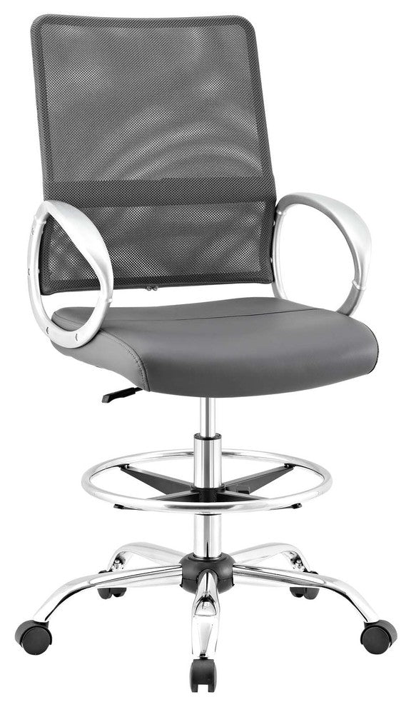 Command Mesh and Vinyl Drafting Chair