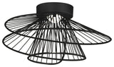 Maxim 24170 Zeta 20"W LED Flush Mount Ceiling Fixture - Black