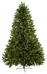 7.5' Royal Grand Christmas Tree With Clear Lights, Green