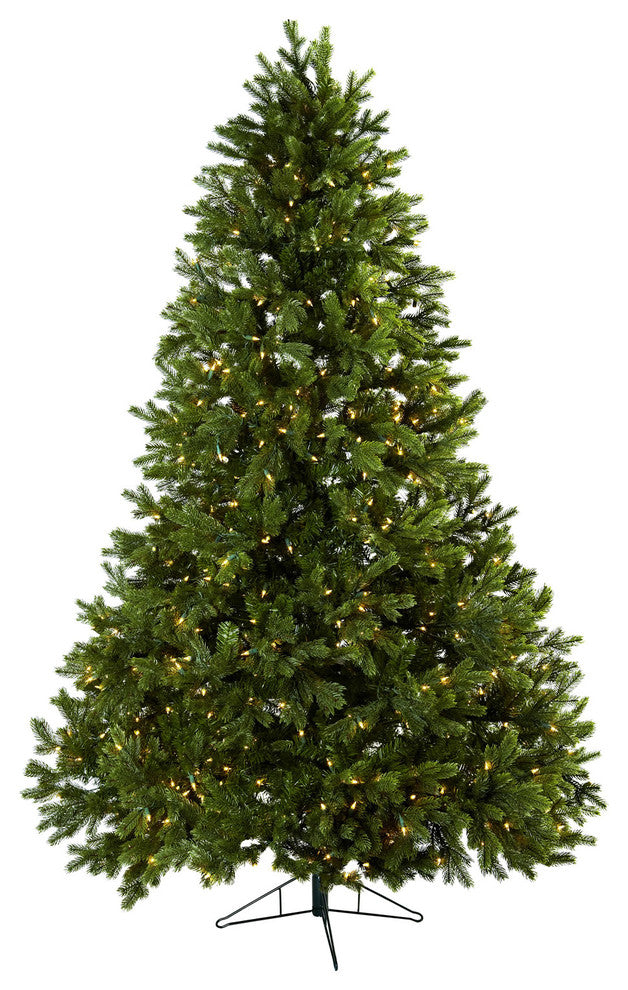 7.5' Royal Grand Christmas Tree With Clear Lights, Green