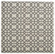 GDF Studio Estee Gray Geometric Patterned Fabric Storage Ottoman