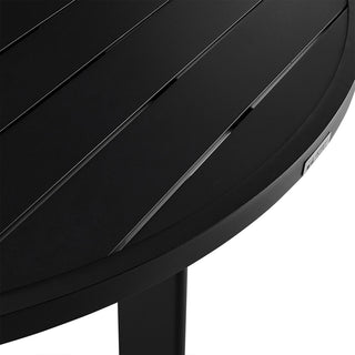 Grand Outdoor Patio Round Dining Table, Aluminum