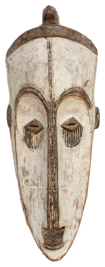 Carved and Painted Gabon Fang Mask
