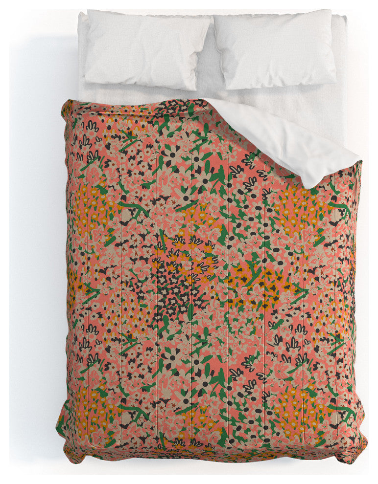 Deny Designs Holli Zollinger Bengal Maya Floral Bed in a Bag, Queen