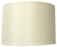 Uno Drop Shallow Drum Hardback Lampshade, Eggshell