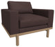 Cantor Leather Chair, Finish Shown: Dove, Leather Shown: Chia