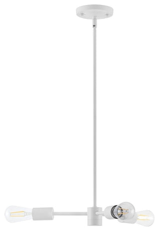 Geneva 3-Light Sputnik Chandelier With LED Bulbs, White