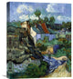 "Houses At Auvers" Stretched Canvas Giclee by Vincent Van Gogh, 18"x22"