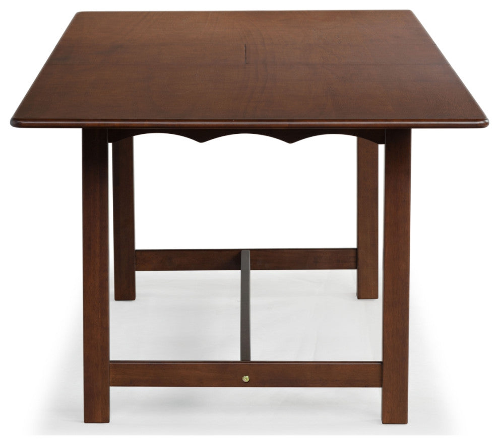 Safavieh Couture Rhylee Extendable Dining Table, Walnut