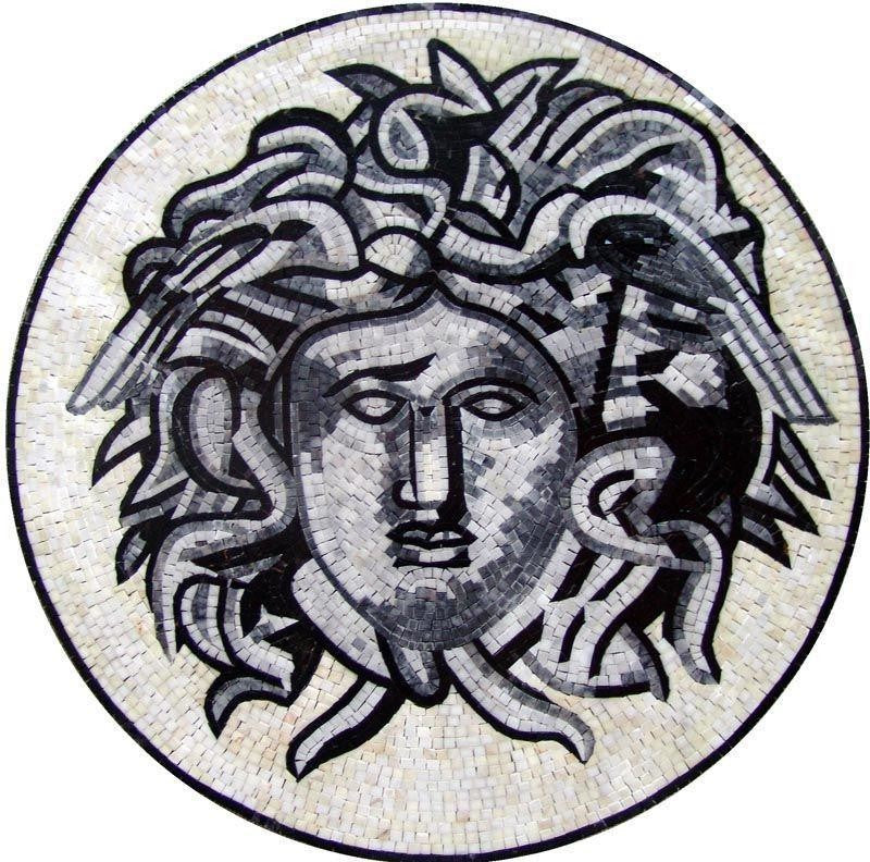 Versace Medallion Mosaic, 35"x35"