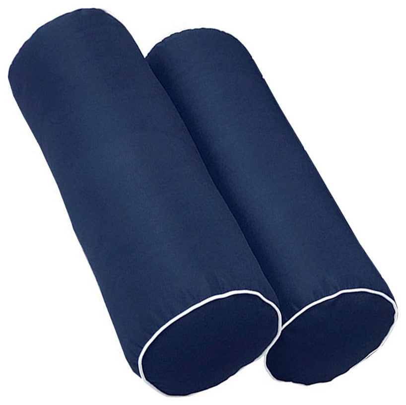 Style6 Queen Contrast Pipe Outdoor Mattress Bolster SlipCover COMPLETE SET AD101