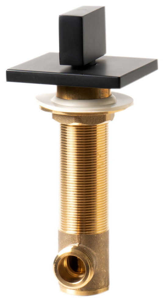 ALFI brand AB1322-BM Black Matte Widespread Modern Bathroom Faucet