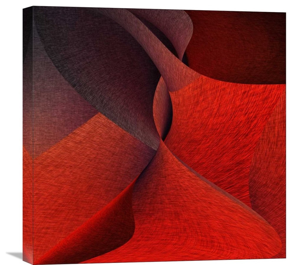 "Yioto" Stretched Canvas Giclee by Gilbert Claes, 22"x22"