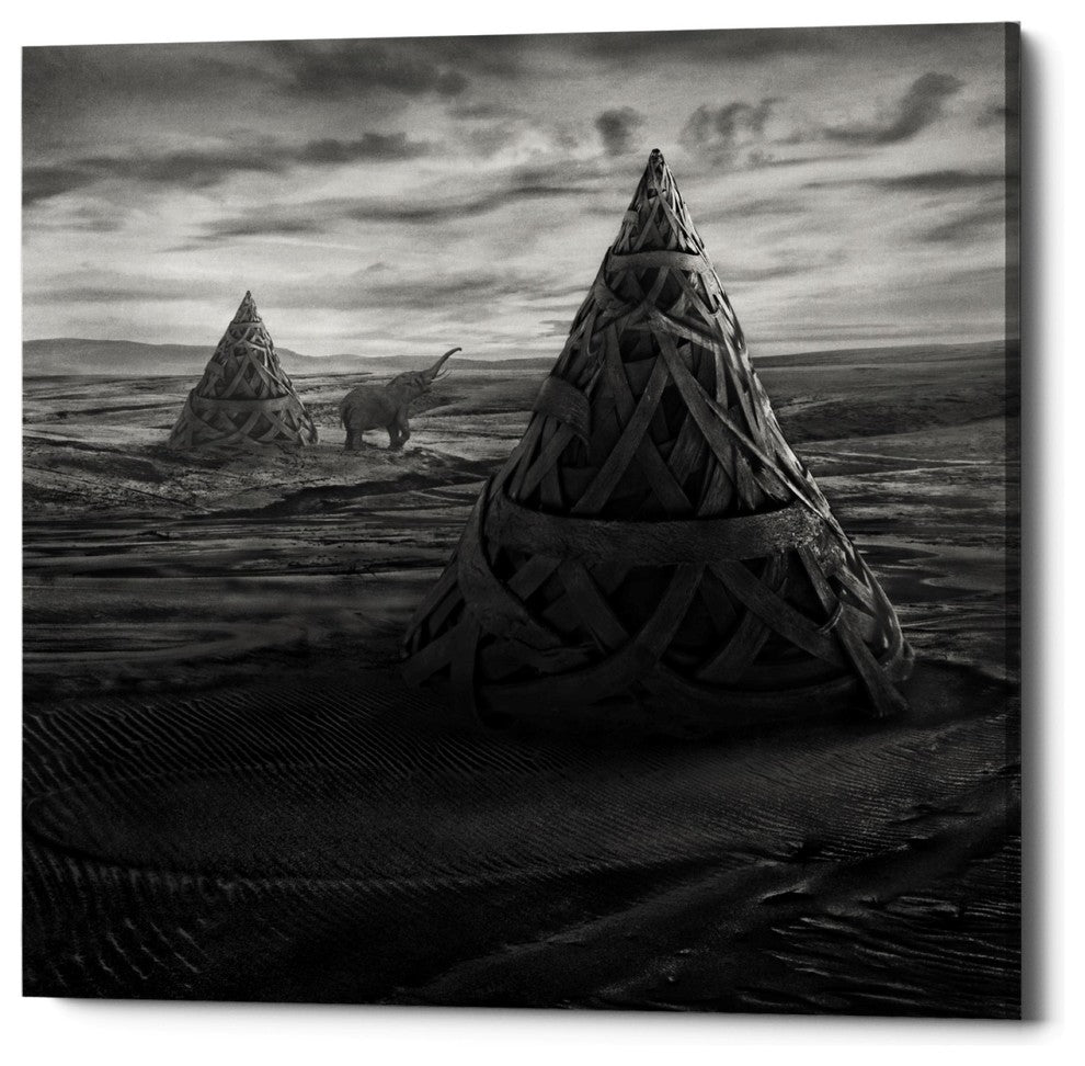 "Oddland" Giclee Canvas Wall Art, 18"x18"