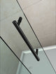 Avalux GS Frameless Shower Enclosure and Shelves, Oil Rubbed Bronze, 34"x30"x72"