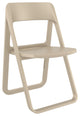 Dream Folding Outdoor Bistro Set With 2 Chairs Taupe