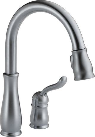 Delta Leland Single Handle Pull-Down Kitchen Faucet, Arctic Stainless