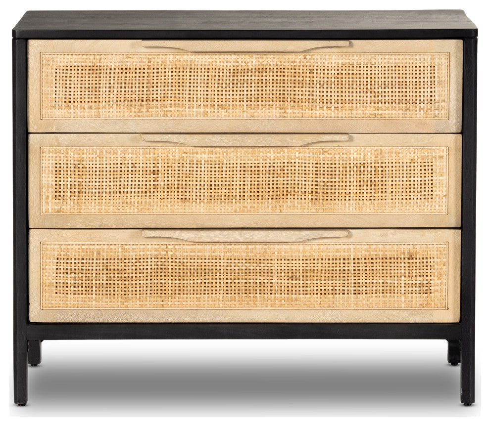 Sydney Large Nightstand-Black Wash