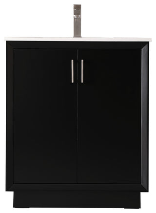 30" SIngle Bathroom Vanity, Black
