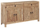 Cape 59" Reclaimed Elm Sideboard with Metal Ring Pulls
