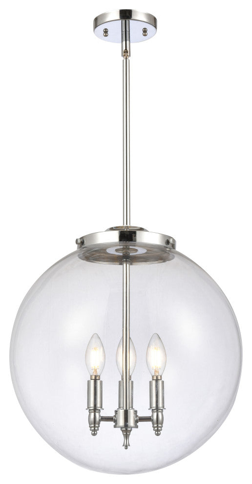 INNOVATIONS 221-3S-PC-G202-16-LED 3-Light Pendant Polished Chrome