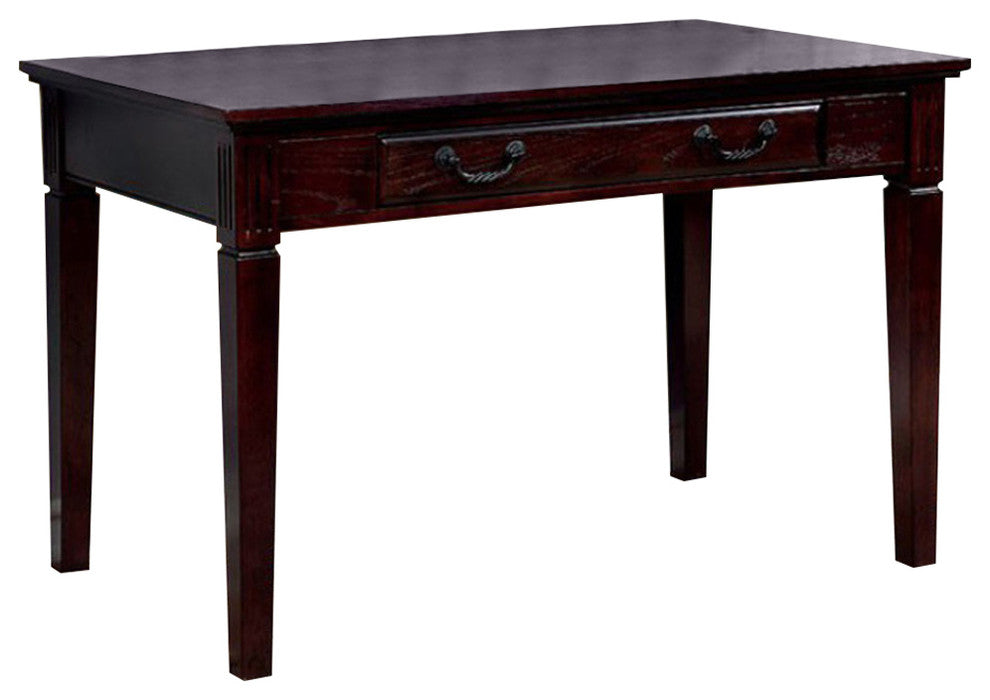 Tami Transitional Writing Desk, Walnut Finish