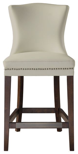 Dariela White Counter Stool