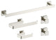 Blaze 5 Piece Bathroom Hardware Set, Brushed Nickel