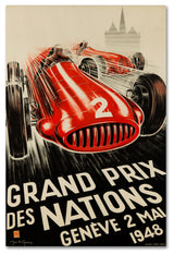 Lantern Press 'Racecar 7' Canvas Art, 12" x 19"