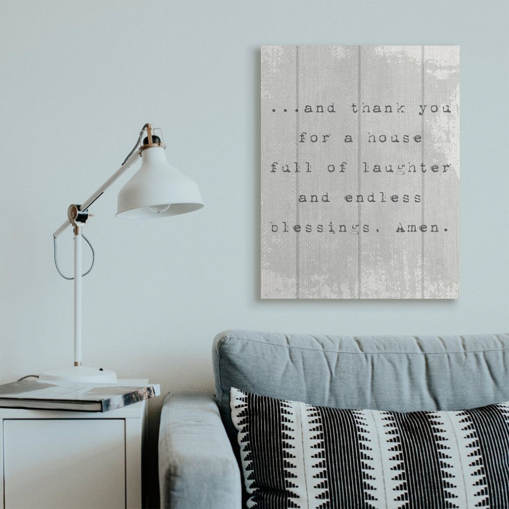 House Full of Laughter Prayer Spiritual Phrase ,1pc, each 30 x 40