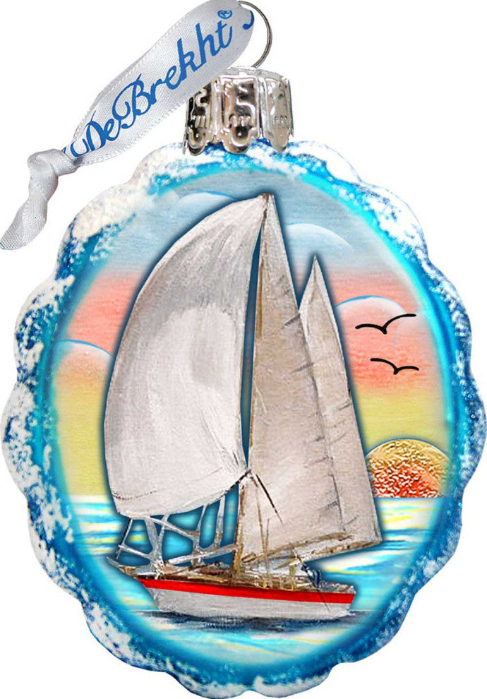Nautical, Set of 3 Ornaments