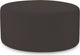 36" Universal Round Ottoman With Slipcover, Seascape Charcoal