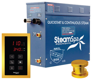 SteamSpa Oasis 7.5 KW QuickStart Acu-Steam Bath Generator Package