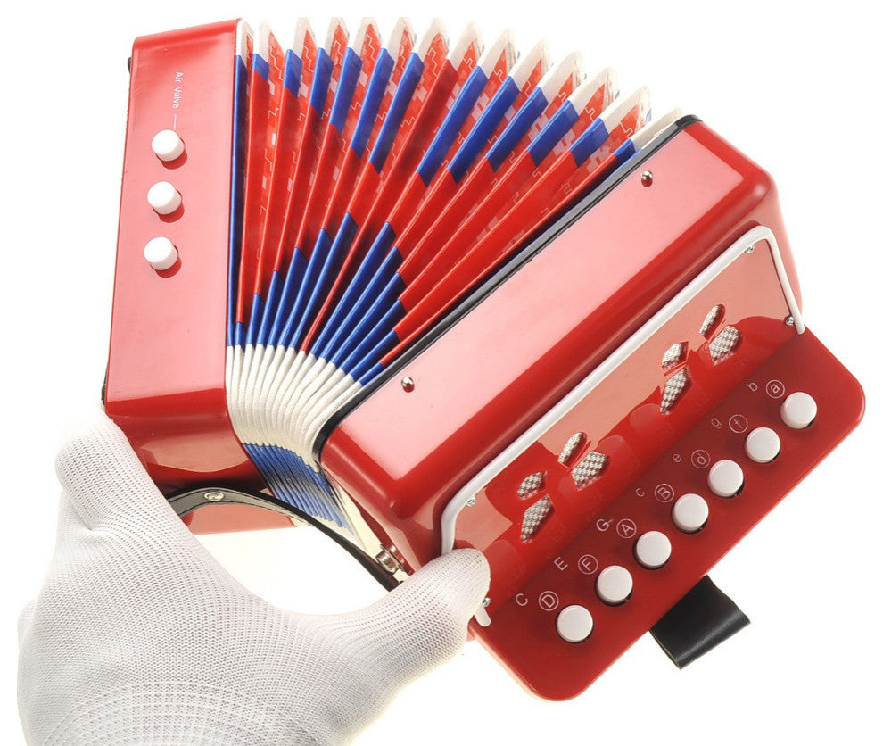 Children'S Musical Instrument Accordion, Red