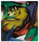 "The Tiger, 1912" Digital Paper Print by Franz Marc, 29"x32"