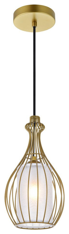 Melanie 1-Light Brass Pendant