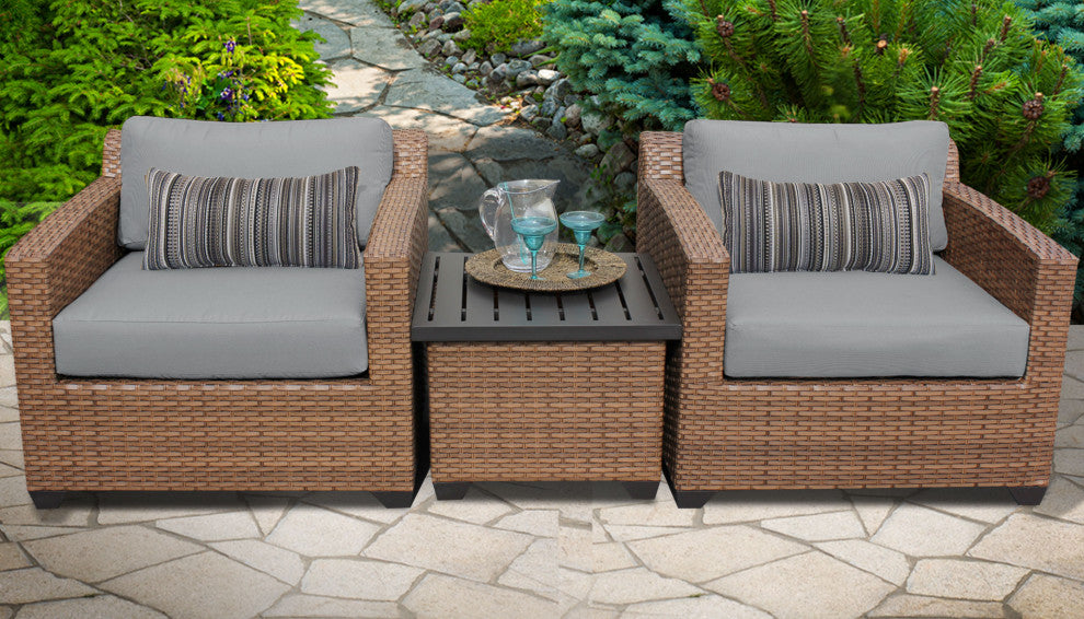 Laguna 3 Piece Wicker Patio Furniture Set 03a