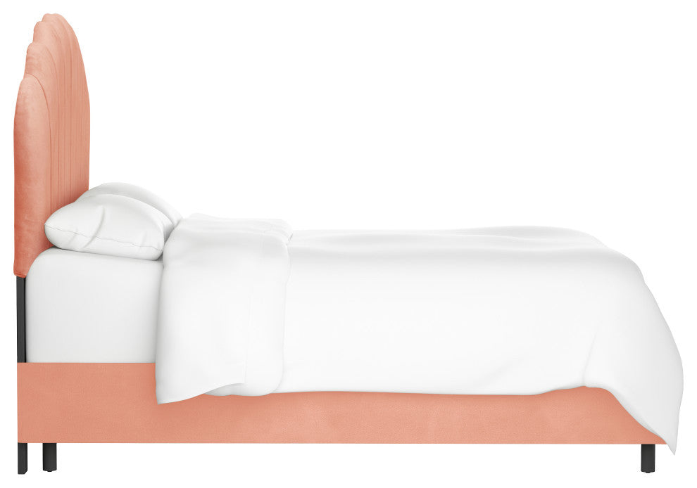 King Bed, Velvet Blush