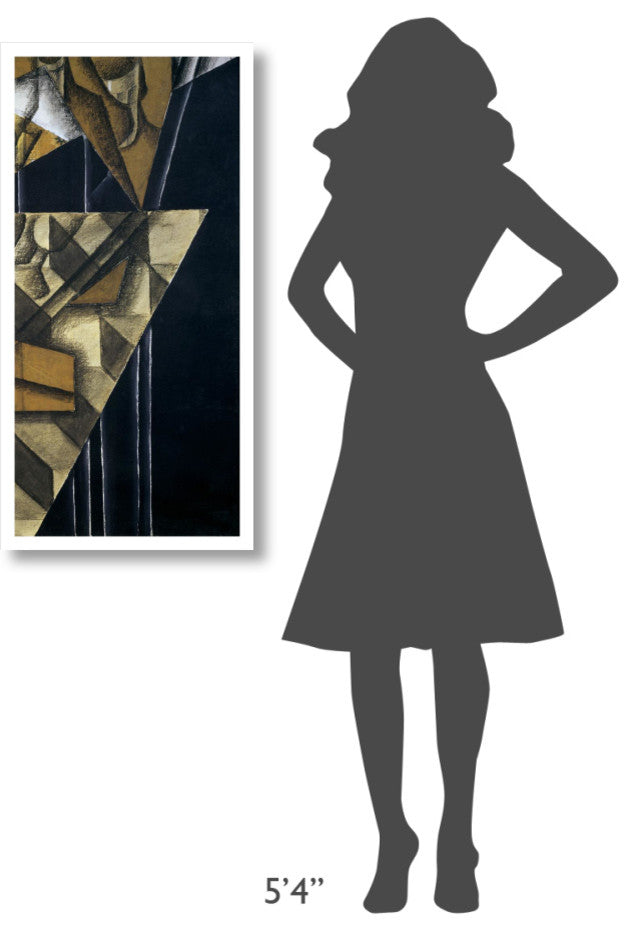 "Teacups (right)" Digital Paper Print by Juan Gris, 19"x38"