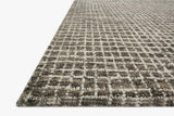Hooked Wool Giana Area Rug, Charcoal, 2'6"x7'6"