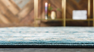 Traditional Alesund 10'x13' Rectangle Aqua Area Rug