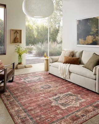 Loloi Washable Anniston Spice/Multi Rug, 2'x5'