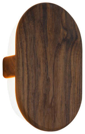 Tempus LED Sconce, Walnut, Color Temperature - 2700k