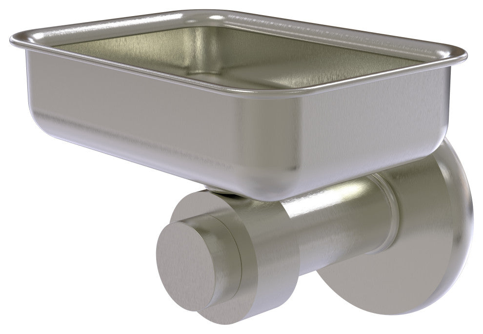 Mercury Wall Mounted Soap Dish, Satin Nickel